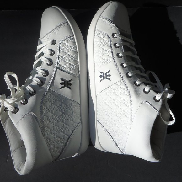 SIZE 14. MIGUEL CABRERA MIGGY leather athletic shoes.